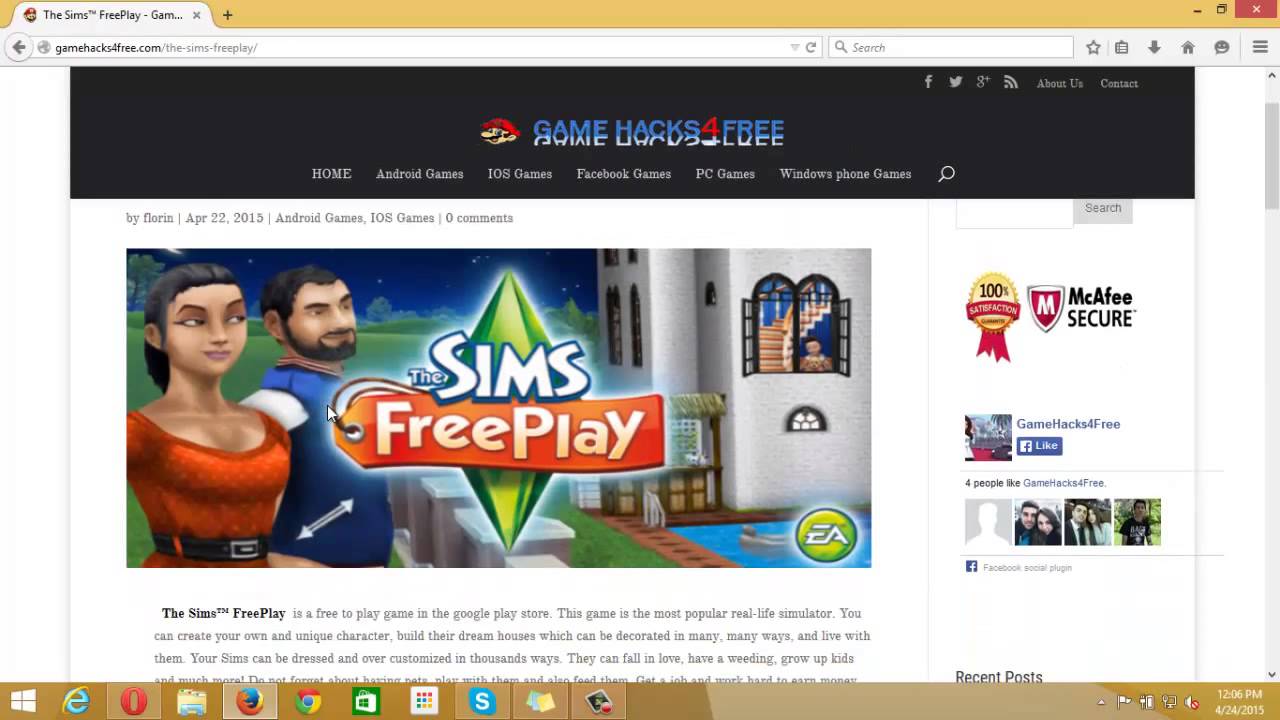 the sims freeplay cheats code